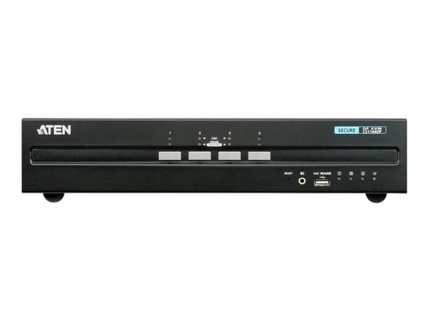 ATEN CS1144DP, 3840 x 2160 pikseliä, 4K Ultra HD, 8 W, Musta musta