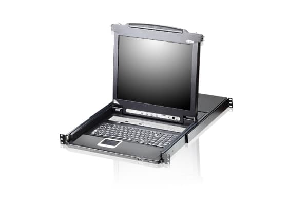 Aten 8 Port 17" LCD KVMP Switch USB port Integrated