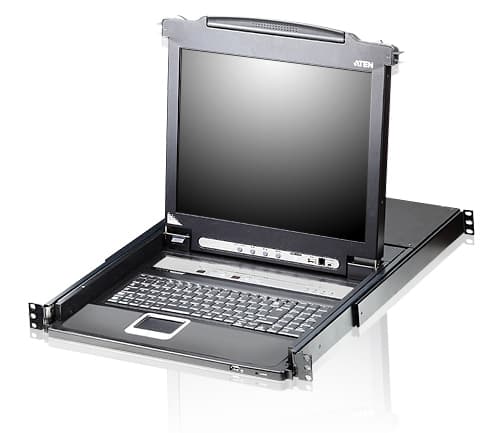 ATEN CL5708N KVM-switchar Rackmontering Svart Svart