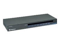 Trendnet 16-Port USB/PS/2 Rack Mount KVM Switch, 2048 x 1536 pikseliä, Telineasennus, 1U, Musta