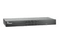 Miniatyrbild 1 av 5: Argus KVM AS-9108DU - Omkopplare för tangentbord/video/mus - 8 x KVM port(s) - 1 lokal användare - rackmonterbar