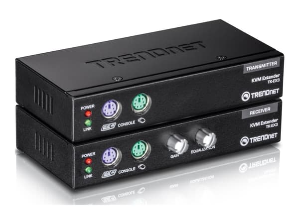 TRENDnet TK-EX3 KVM Extension Kit - Förlängare för tangentbord/video/mus