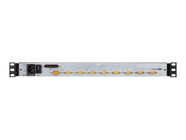 ATEN Slideaway CL5808N - KVM-konsol med omkopplare för tangentbord/video/mus - 8 portar - PS/2, USB - 19" - kan monteras i rack - 1280 x 1024 @ 75 Hz