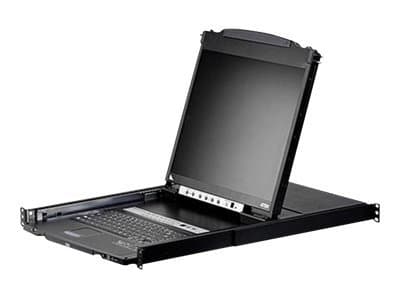 ATEN CL5808N, 1280 x 1024 pikseliä, SXGA, Telineasennus, 25 W, 1U, Musta