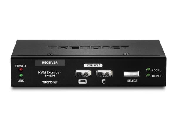 TRENDnet TK-EX4 KVM Extension Kit - Förlängare för tangentbord/video/mus - USB - upp till 100 m