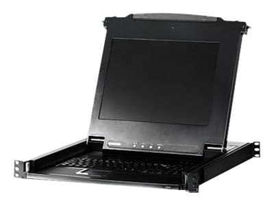 ATEN CL1000M - KVM-konsol - 17" - kan monteras i rack - 1280 x 1024 - VGA - 1U