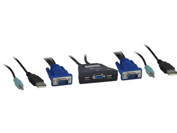Inter-Tech KVM-LS-21JA, 1680 x 1280 pikseliä, Musta
