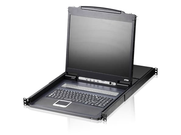 ATEN CL1308N, US, 1280 x 1024 pikseliä, Telineasennus, 22 W, 1U, Musta