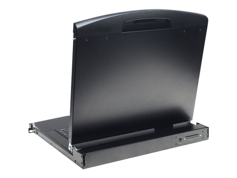 Digitus Professional DS-72211-2CH - KVM-konsol med omkopplare för tangentbord/video/mus - 8 portar - schweiziska - 19" - kan monteras i rack - 1366 x