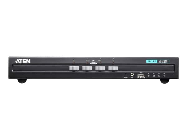 ATEN CS1184DP - Omkopplare för tangentbord/video/mus/ljud - 4 x KVM/ljud - 1 lokal användare - skrivbordsmodell