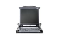 ATEN CL1000M, 1280 x 1024 pikseliä, Telineasennus, 16 W, 1U, Musta