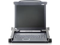 ATEN CL1000M, 1280 x 1024 pikseliä, Telineasennus, 16 W, 1U, Musta