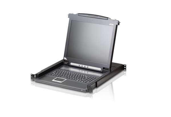 ATEN CL1000M-ATA-2XK07SGG, 1920 x 1200 piksler, WUXGA, Stativ-montering, 16 W, 1U, Sort