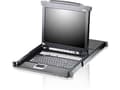 Miniatyrbild 4 av 5: Aten CL5708N, 1280 x 1024 pixlar, Rackmontering, 1U, Svart