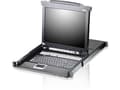 Miniatyrbild 5 av 5: Aten CL5708N, 1280 x 1024 pixlar, Rackmontering, 1U, Svart