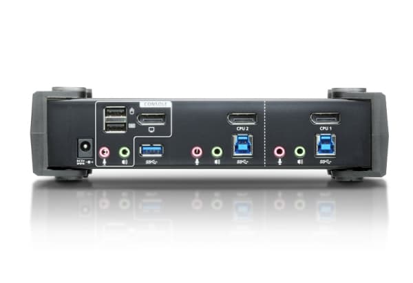 ATEN CS1922, 4096 x 2160 pikseliä, 4K Ultra HD, 2 W, Musta