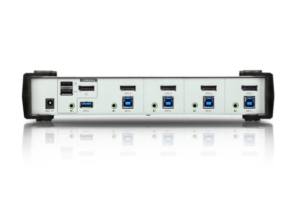 ATEN CS1914-AT-G, 3840 x 2160 pikseliä, 2,99 W, Musta, Harmaa