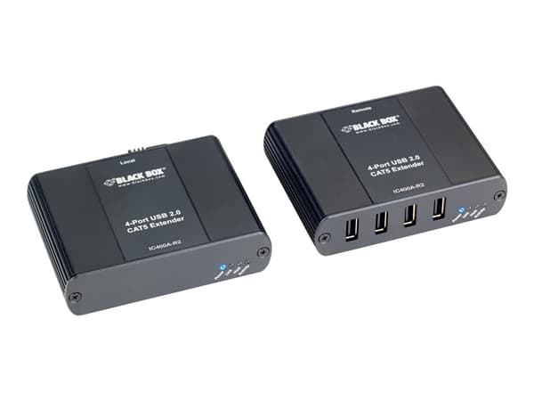 Black Box - USB-förlängningskabel - USB 2.0 - 4 portar - upp till 100 m