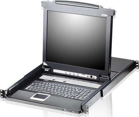 ATEN CL5716N-ATA-XG, 1920 x 1200 piksler, WUXGA, Rack-montering, 1U, Sort