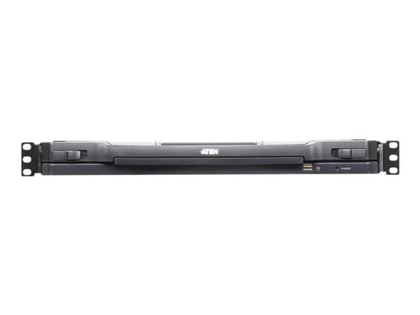 ATEN Slideaway CL5716IN - KVM-konsoll med KVM-svitsj - 16 porter - PS/2, USB - 19" - kan monteres i rack - 1280 x 1024 @ 75 Hz - 250 cd/m² - 1000:1 -