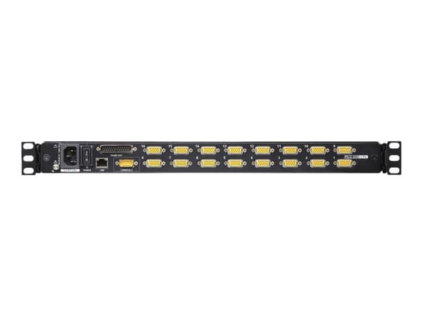 ATEN Slideaway CL5716IN - KVM-konsoll med KVM-svitsj - 16 porter - PS/2, USB - 19" - kan monteres i rack - 1280 x 1024 @ 75 Hz - 250 cd/m² - 1000:1 -