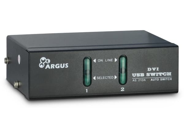 Argus KVM-AS-21DA - KVM / lydsvitsj - 2 x KVM/lyd - stasjonær