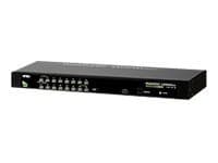ATEN CS1316 - Omkopplare för tangentbord/video/mus/USB - 16 x KVM / USB - 1 lokal användare - skrivbordsmodell