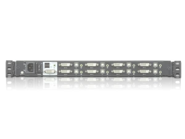 Aten 17.3" Widescreen DVI Full HD LCD Console 8 port