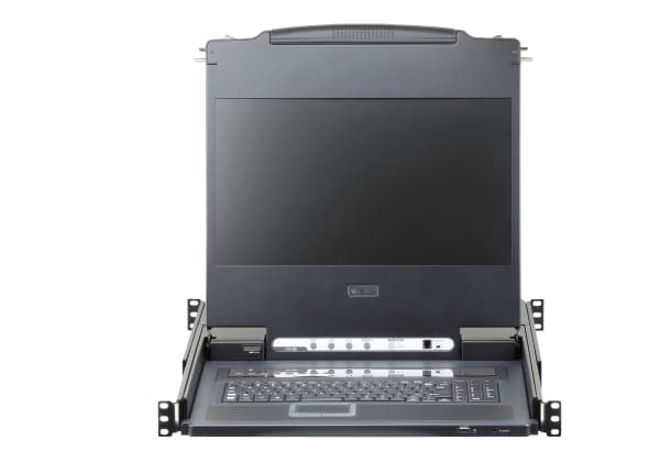 Aten 17.3" Widescreen DVI Full HD LCD Console 8 port