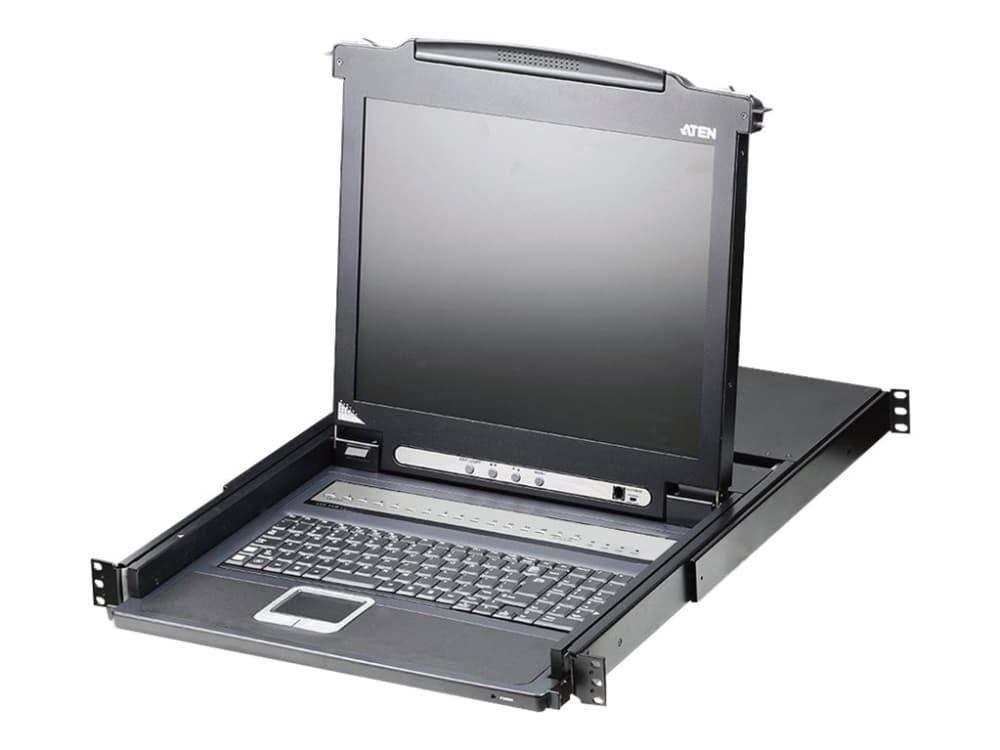 ATEN CL1008M KVM-switchar Rackmontering Svart