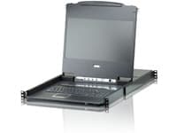 Aten CL6708MW, 1920 x 1080 pikseliä, Telineasennus, 1U, Musta