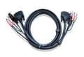 Miniatyrbild 4 av 5: ATEN 1,8 m USB DVI-I Single Link KVM Cable