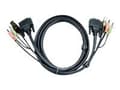 Miniatyrbild 2 av 5: ATEN 1,8 m USB DVI-I Single Link KVM Cable