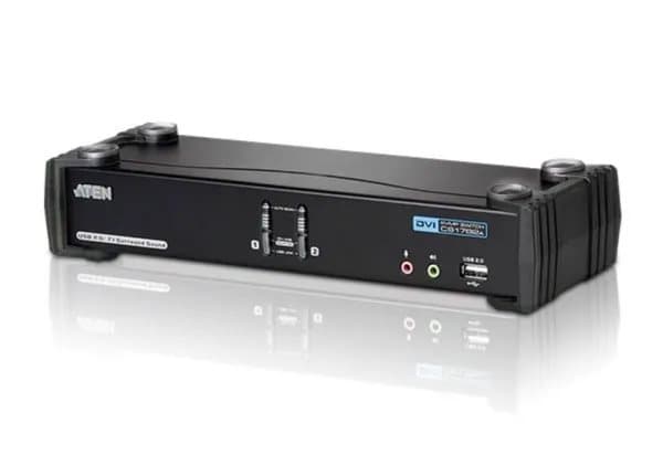 ATEN CubiQ CS1782A - KVM / lydsvitsj - 2 x KVM/lyd - 1 lokalbruker - stasjonær