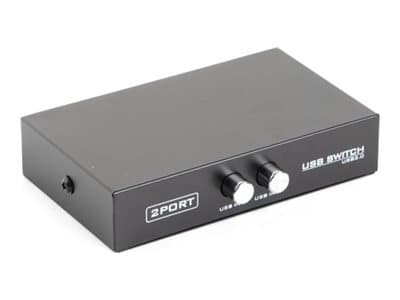 Gembird DSU-21 - USB-växel - 2 x USB - skrivbordsmodell
