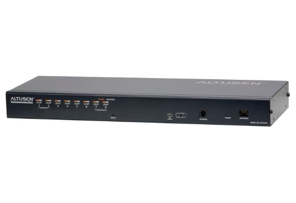 ATEN 1-lokal/fjärran delad åtkomst, 8-portars Cat 5 KVM over IP-switch med kedjekopplingsport