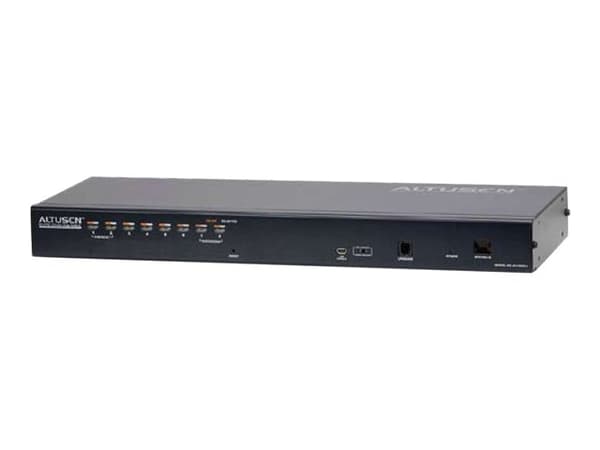 ATEN 1-lokal/fjärran delad åtkomst, 8-portars Cat 5 KVM over IP-switch med kedjekopplingsport