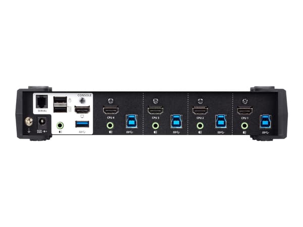 ATEN CS1824-AT-G, 4096 x 2160 pikseliä, 4K Ultra HD, 2,535 W, Musta