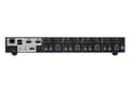 Miniatyrbild 1 av 5: ATEN CS1844 4-Port USB 3.0 4K HDMI Dual Display KVMP Switch - Omkopplare för tangentbord/video/mus/ljud/USB - 4 x KVM/ljud/USB - 1 lokal användare -