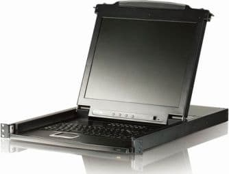 ATEN Slideaway CL5708M - KVM-konsol - 17" - kan monteras i rack - 1280 x 1024 @ 75 Hz - 1U
