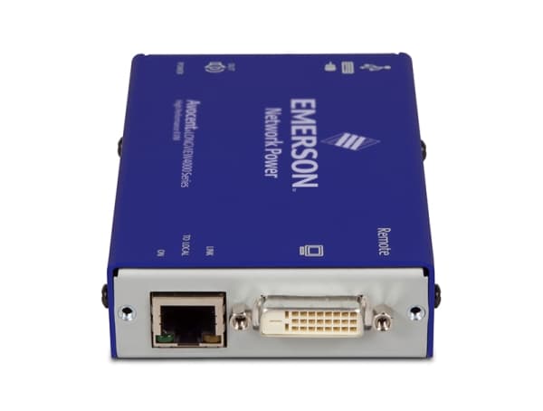 Vertiv Avocent LV4010P-202, Lähetin & vastaanotin, Langallinen, 50 m, Cat5e, Cat6a, Cat7, 1920 x 1200 pikseliä, Sininen