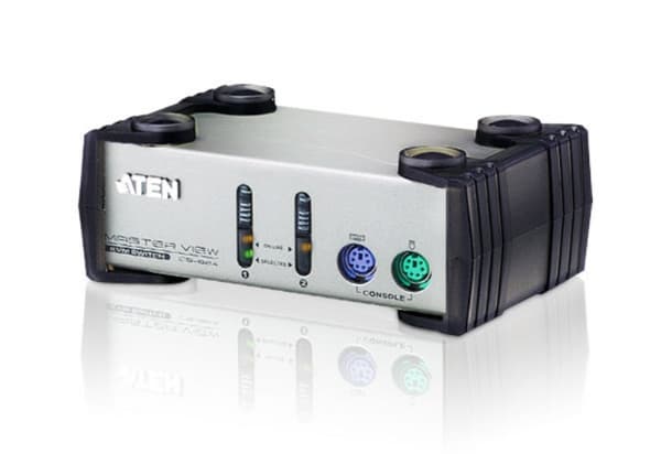 ATEN CS82A, 1920 x 1440 pikseliä, 1,08 W, Hopea