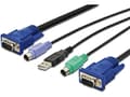 Miniatyrbild 4 av 5: DIGITUS Octopus - Tangentbords-/video-/muskabel - HD-15 (VGA) (hane) till USB, PS/2 (hane) - 5 m - svart