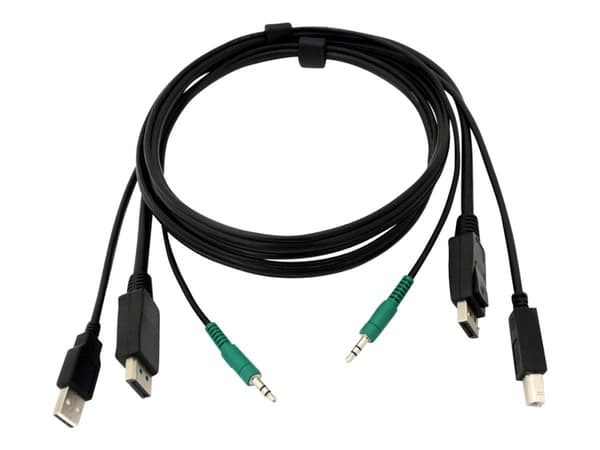 Black Box - Video- / USB / audio-kabel - USB, mini-phone stereo 3.5 mm, HDMI (hann) til mini-phone stereo 3.5 mm, USB-type B, HDMI (hann) - 1.8 m