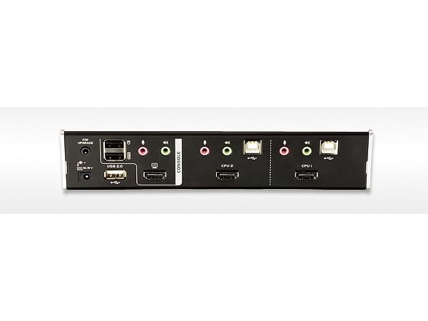 ATEN CubiQ CS1792 USB 2.0 HDMI KVMP Switch - Omkopplare för tangentbord/video/mus/ljud - 2 x KVM/ljud - 1 lokal användare - skrivbordsmodell
