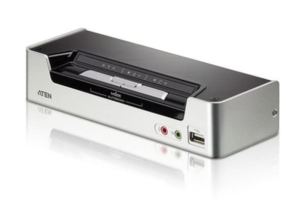 ATEN CubiQ CS1792 USB 2.0 HDMI KVMP Switch - Omkopplare för tangentbord/video/mus/ljud - 2 x KVM/ljud - 1 lokal användare - skrivbordsmodell