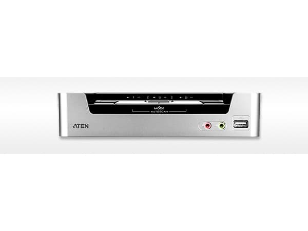 ATEN CubiQ CS1792 USB 2.0 HDMI KVMP Switch - Omkopplare för tangentbord/video/mus/ljud - 2 x KVM/ljud - 1 lokal användare - skrivbordsmodell