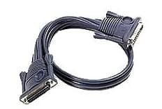 ATEN 2L-1705 - Tastatur / video / musekabel (KVM) - DB-25 (hann) til DB-25 (hunn) - 5 m - for MasterView Pro Model CS1004, Pro Model CS1008, Pro Mode