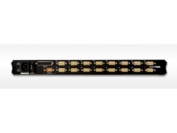 ATEN CL5716M, 1280 x 1024 pikseliä, SXGA, Telineasennus, 27,5 W, 1U, Musta