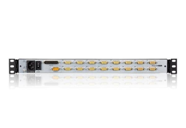 ATEN CL5816N, 1280 x 1024 pixlar, SXGA, Rackmontering, 27,2 W, 1U, Svart